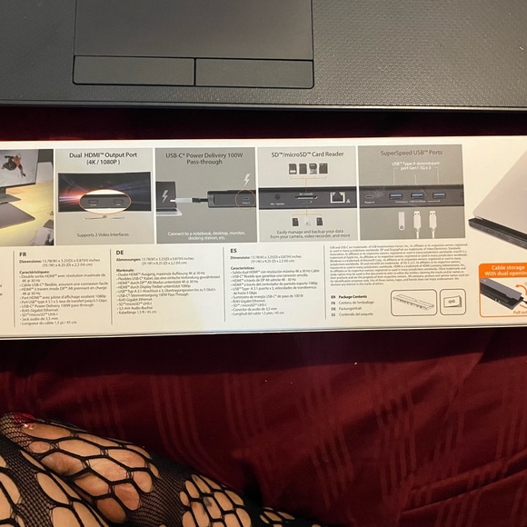 J5create USB-C  Dual HDMI Docking station 10 in 1 - Picture 3 of 5